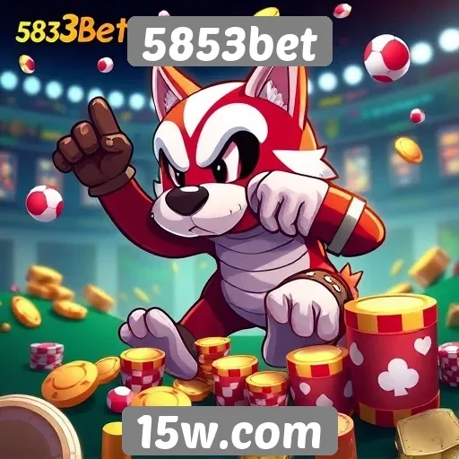 Variedade de jogos disponíveis na 5853bet